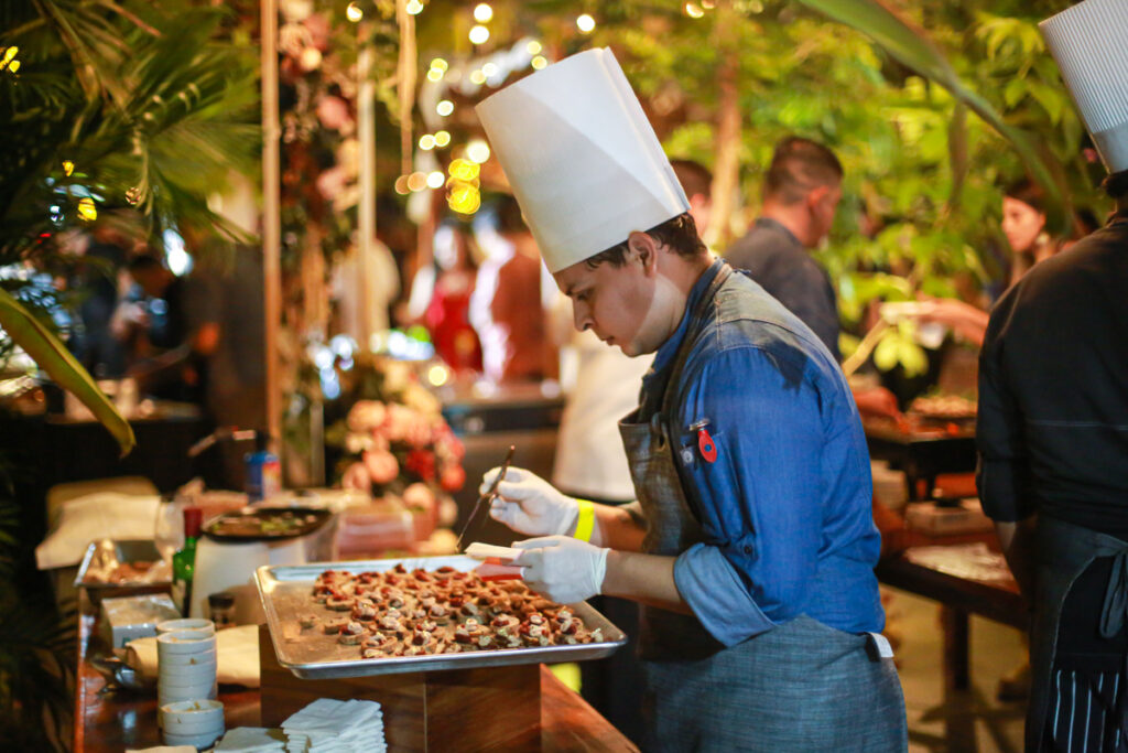 Chef at the Gourmet Festival in Puerto Vallarta.