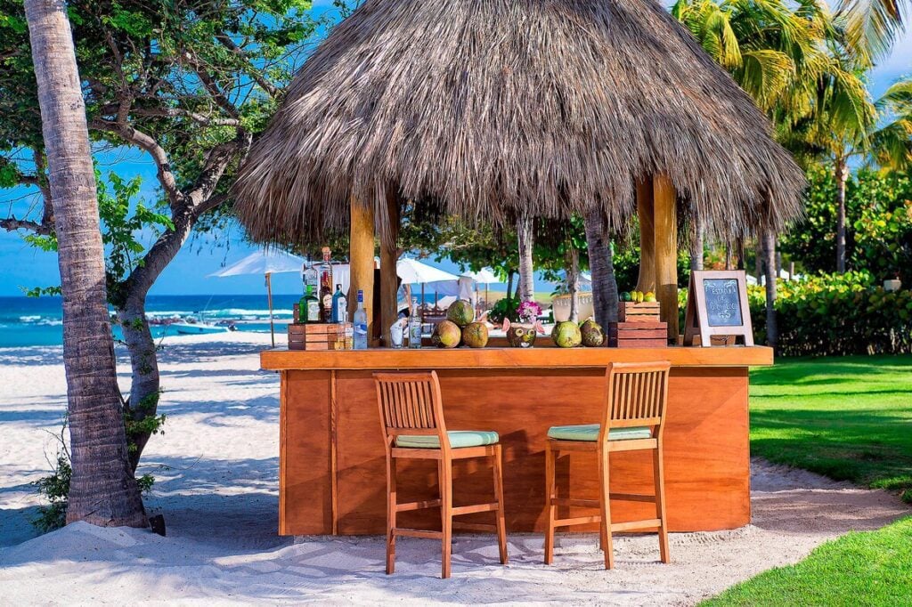 Punta Mita beach clubs with luxury cabanas and ocean views