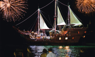 El Galeon La Marigalante 100% Mexican Pirate Ship in Puerto Vallarta!
