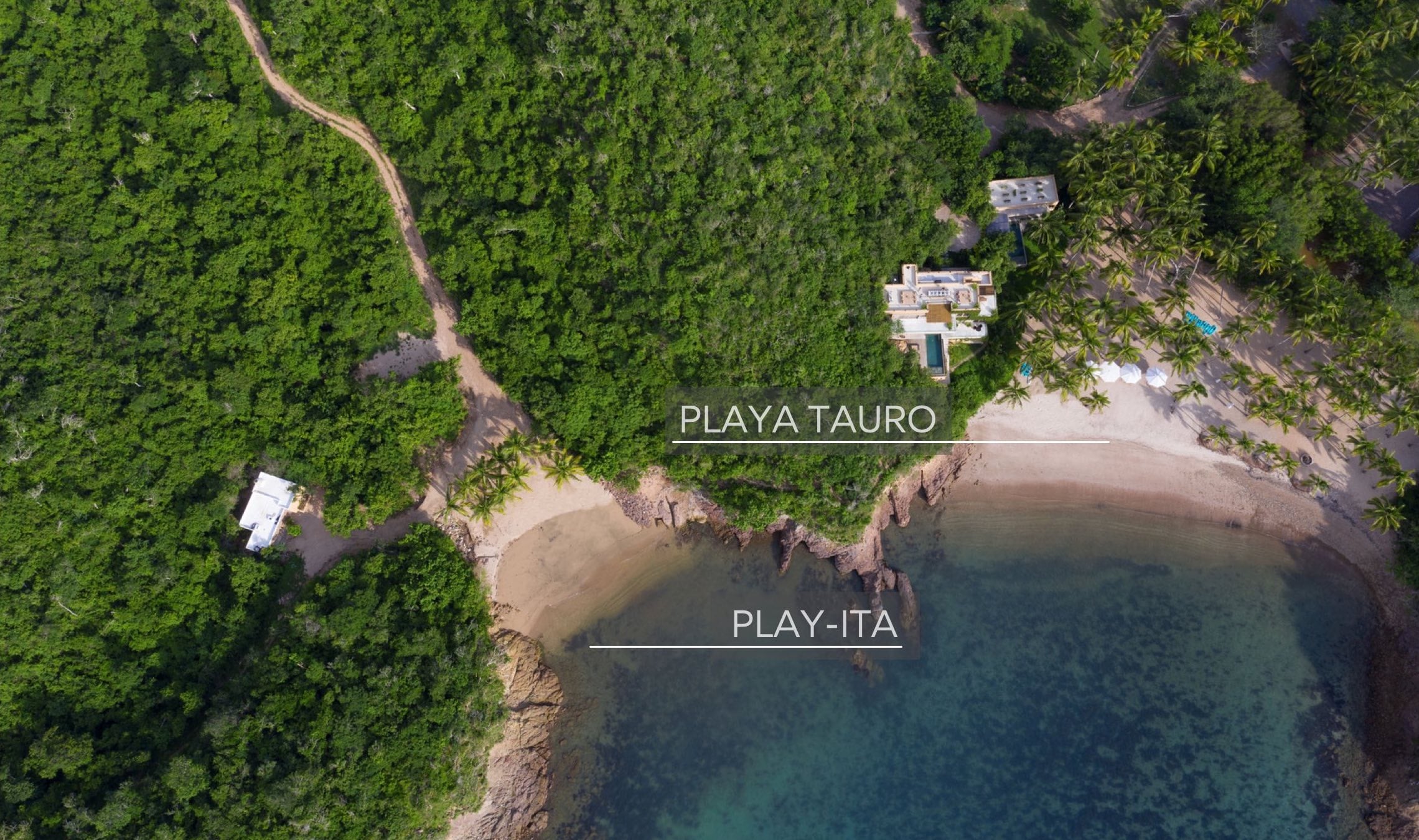 Playita Playa Tauro private beach Costa Careyes