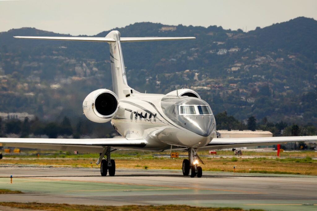 private jet landing strip