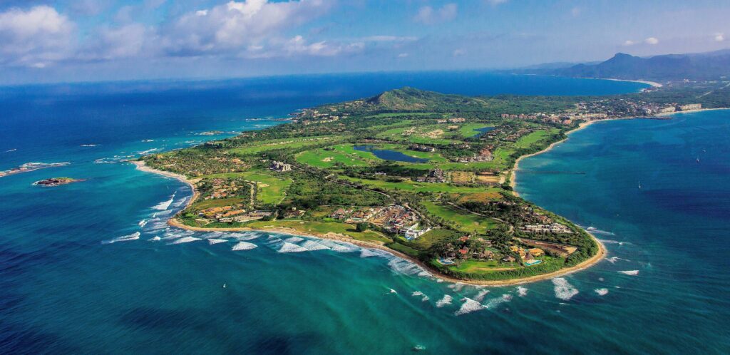 Aerial view of Punta Mita