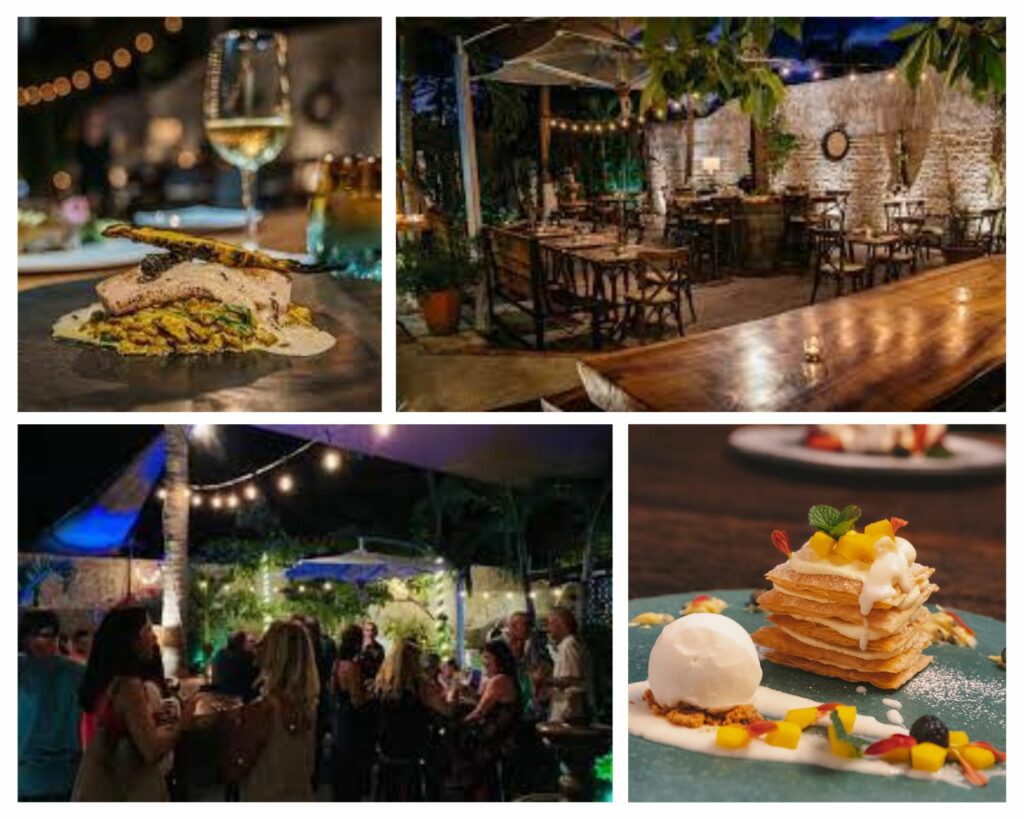 Naef restaurant featuring locally sourced meals and vegan option